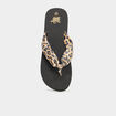 Tongs de plage noir femme