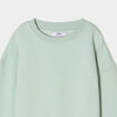 Sweat oversize manches longues col rond vert pastel garçon