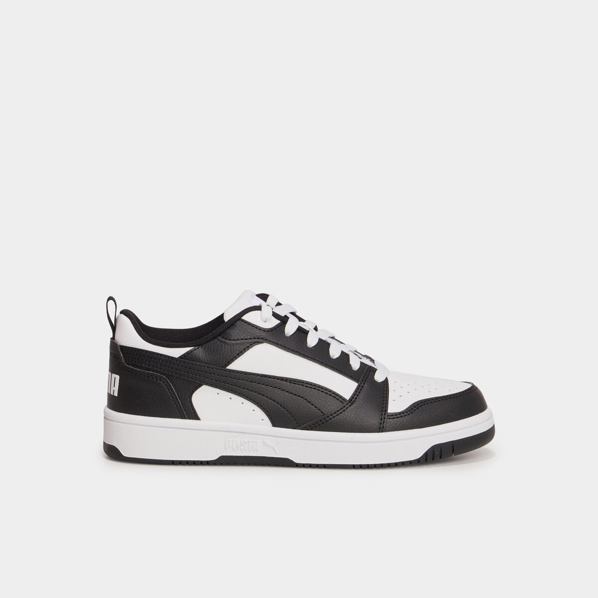 Tennis basses &agrave; lacets Puma Rebound V6 noir gar&ccedil;on