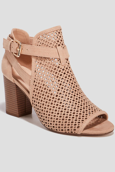 Sandales à talons sable femme