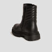 Bottines motardes détails zippés noir fille
