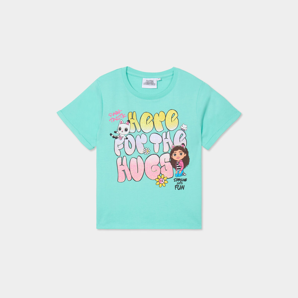 T-shirt coton Gabby et la Maison magique vert fille