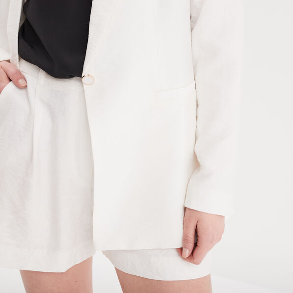 blazer boutonne mosquitos ivoire femme Blazer boutonné Mosquitos ivoire femme