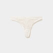 String dentelle blanc femme
