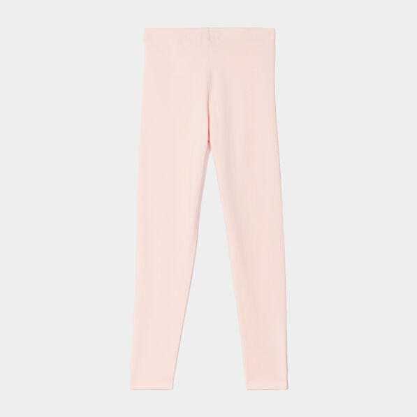 Lot 2 leggings coton rose fille
