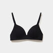 Soutien-gorge triangle coton majoritaire noir femme