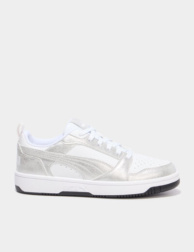 Tennis Rebound V6 Puma gris argent femme