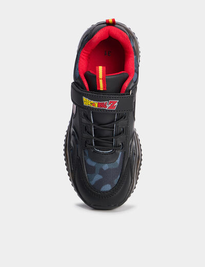 Baskets running à scratchs Dragon Ball Z noir garçon