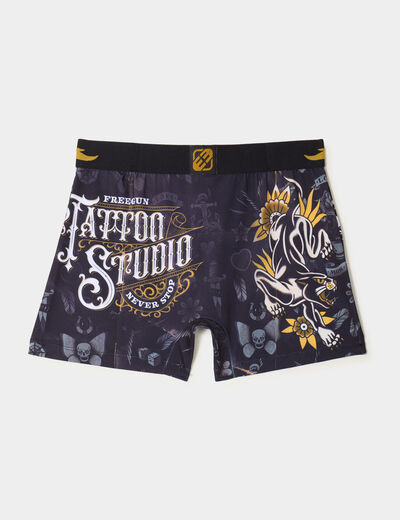 Boxer Freegun jaune homme