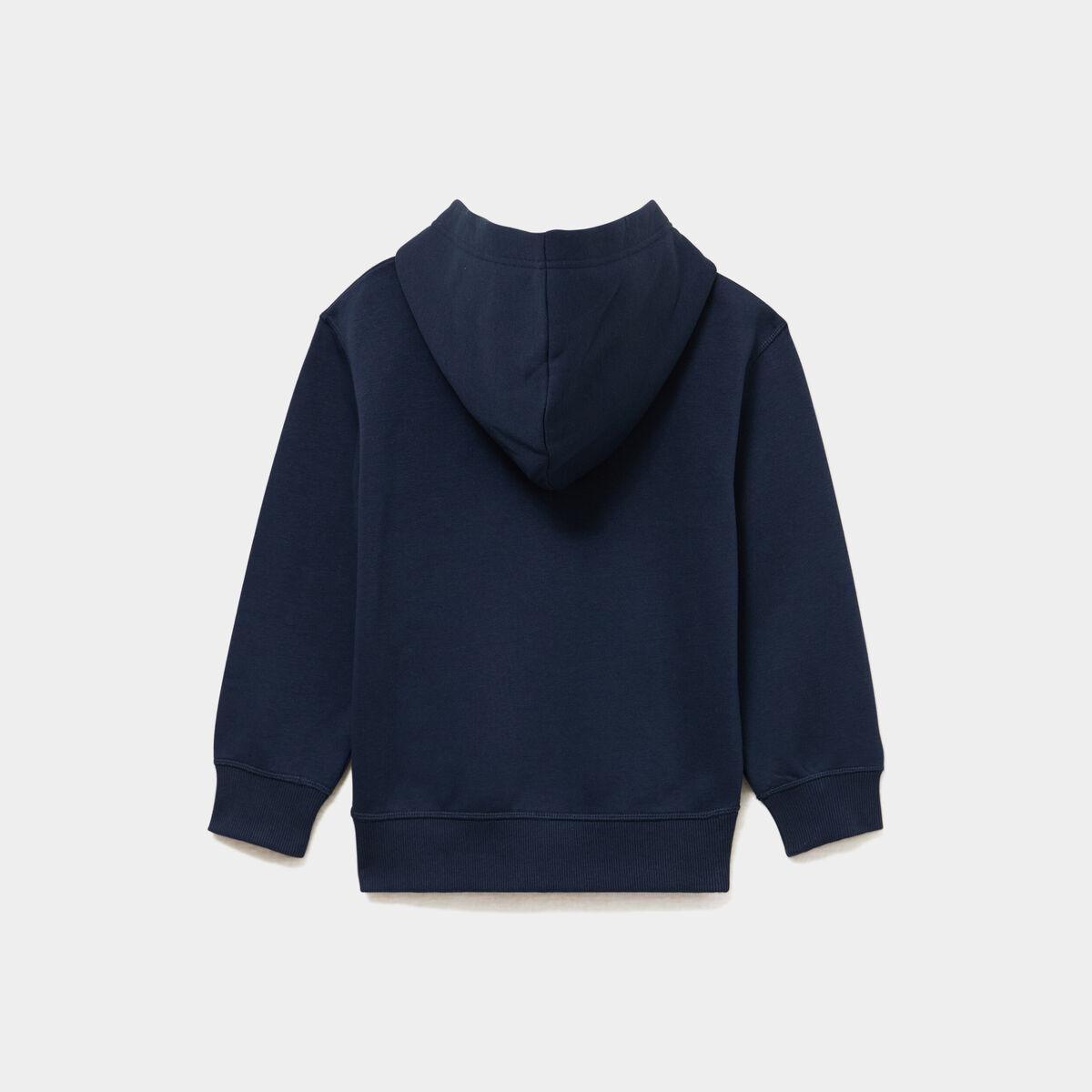 Sweat hoodie oversize 1 poche bleu marine gar&ccedil;on