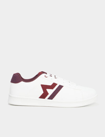 Tennis à lacets détails pailletés Creeks violet femme