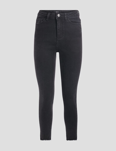 Jeans skinny taille haute Liberto denim noir femme