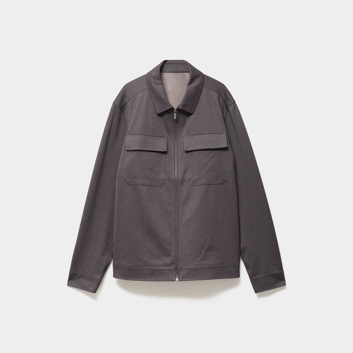 Surchemise zipp&eacute;e s&eacute;chage rapide gris homme