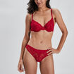 Soutien-gorge corbeille dentelle rouge femme