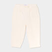 Pantalon jogging molleton &agrave; noeud creme b&eacute;b&eacute; fille