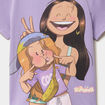 T-shirt avec manches courtes Les Sisters parme fille