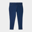 Jegging avec passants taille haute denim stone femme grande taille