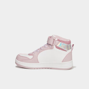 baskets montantes a scratchs stitch blanc fille Baskets montantes à scratchs Stitch blanc fille