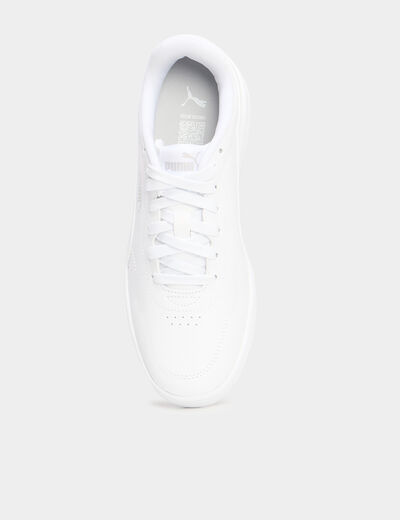 Baskets &agrave; lacets Puma COURT LALLY blanc femme