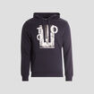 Sweat à capuche hoodie bleu marine homme