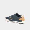 Tennis basses à lacets bleu homme