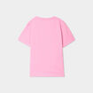 T-shirt manches courtes coton Stitch rose fille