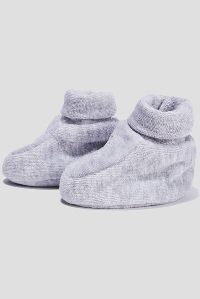 Chaussons gris mixte