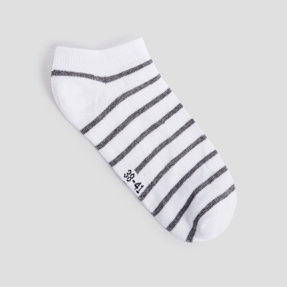 Lot 5 paires socquettes gris femme