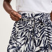 Short ample fluide ecru femme
