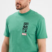 T-shirt manches courtes Marvel Hulk vert homme