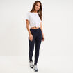 Legging taille haute bleu marine femme
