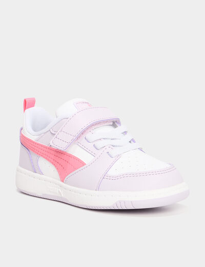 Tennis à lacets Puma rose fushia fille