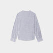 Chemise col mao manches longues Creeks gris clair garçon