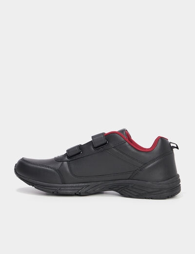 Runnings &agrave; scratchs confort noir homme