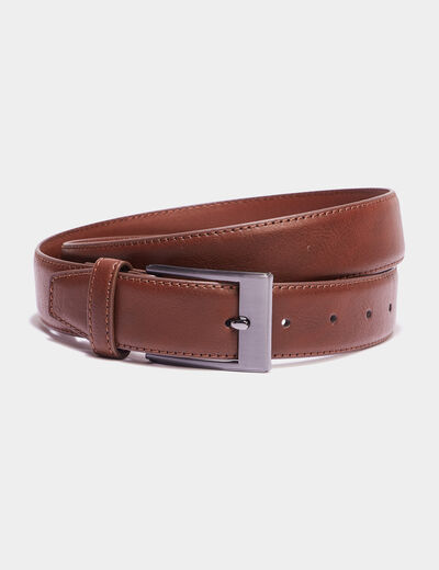 Ceinture marron homme