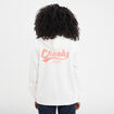 Sweat zippé à capuche Creeks Original blanc femme