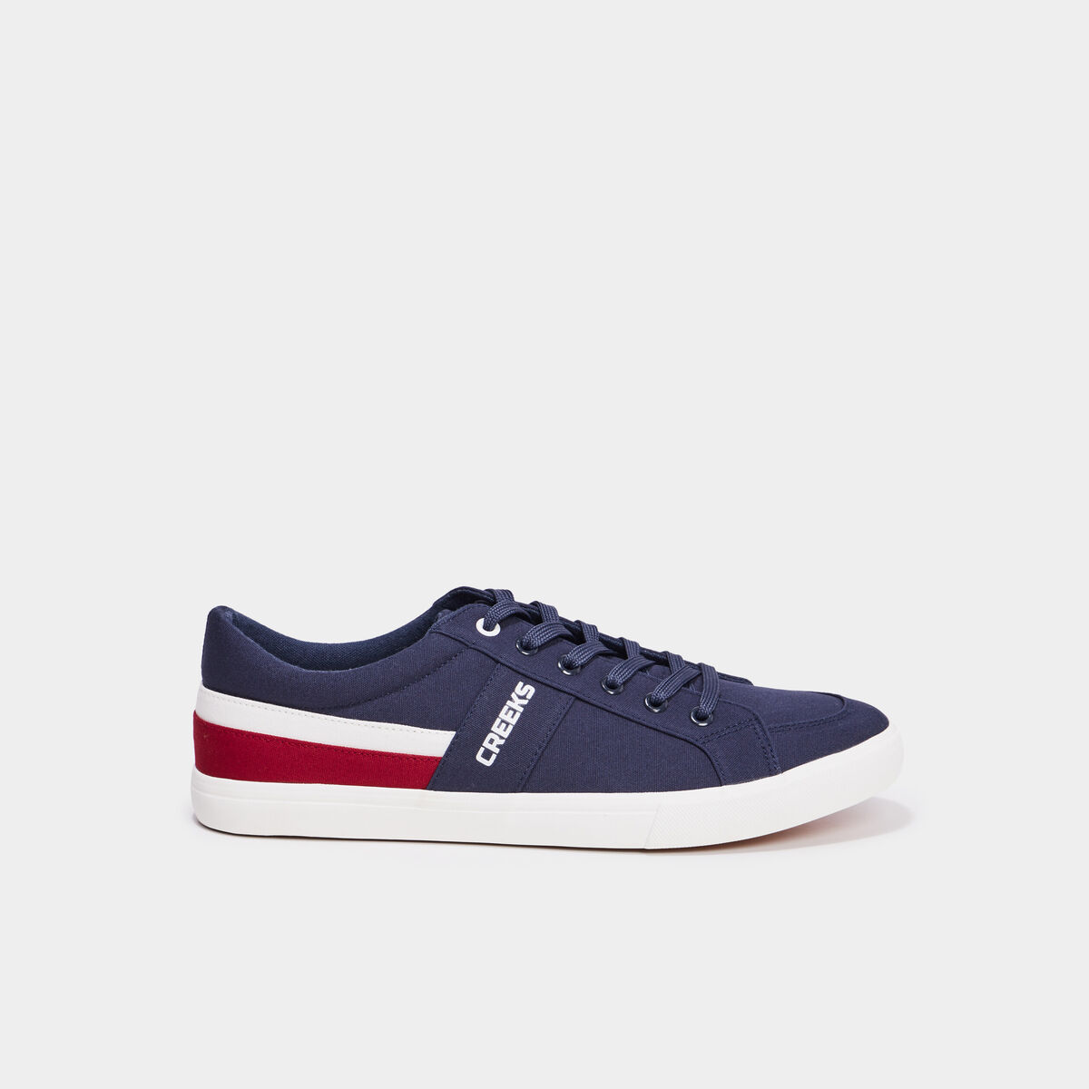 Tennis basses &agrave; lacets Creeks bleu marine homme