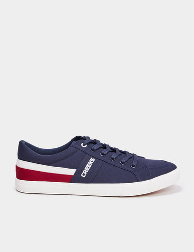 Tennis basses à lacets Creeks bleu marine homme