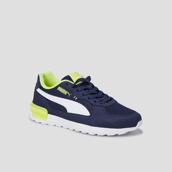 Baskets running à lacets Puma Graviton bleu marine garçon