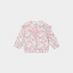 Sweat épaules à volants Creeks creme bébé fille