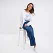 T-shirt coton Disney La Fée Clochette blanc femme