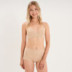 Soutien-gorge triangle bretelles fines beige femme