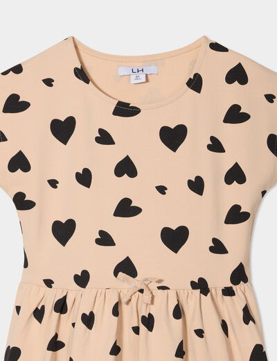 Robe droite sans manches sable fille