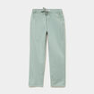 Pantalon chino droit taille ajustable vert pastel gar&ccedil;on