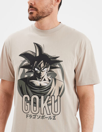 T-shirt col rond Dragon Ball Z Goku sable homme