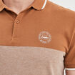 Polo manches courtes coton Creeks marron homme