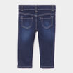 Jeans slim 4 poches taille ajustable denim brut bébé garçon