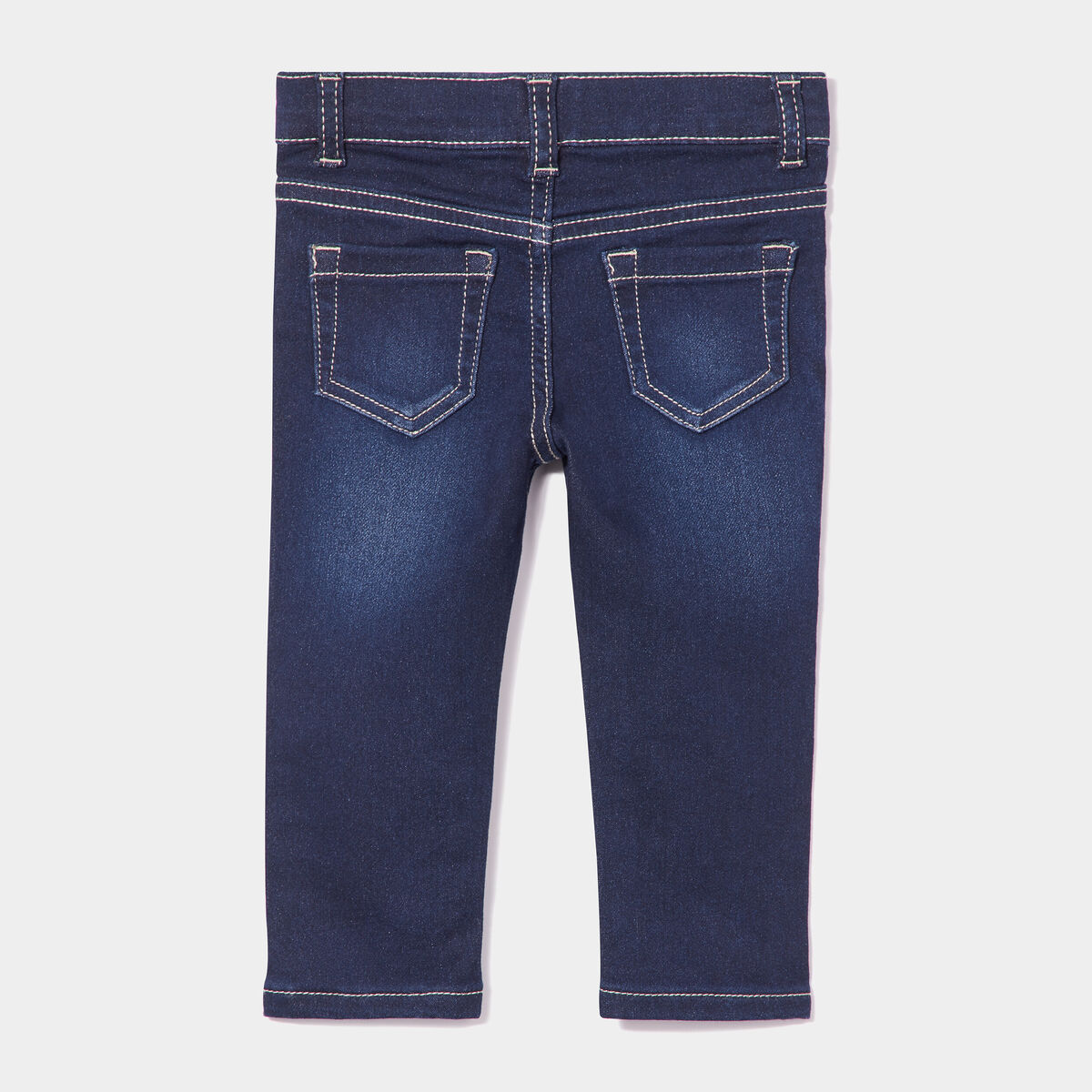 Jeans slim 4 poches taille ajustable denim brut bébé garçon