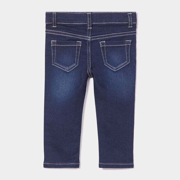 Jeans slim 4 poches taille ajustable denim brut bébé garçon