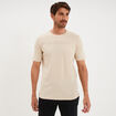 T-shirt manches courtes coton Kappa ivoire homme